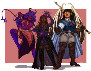 Ocean's Eight DnD Party